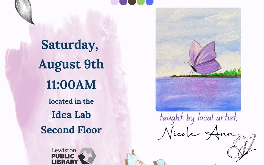 Painting and Sketch Class: Summer Butterflies!