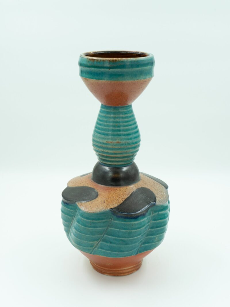 Mark Johnson, Trumpet Vase, 2014, Stoneware, American Studio Ceramics from the Collection of E. John Bullard, Bequest to the Bates Museum of Art