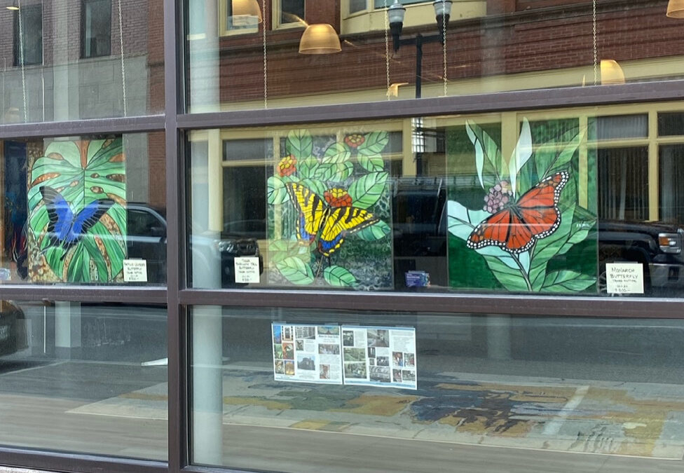 Art in the Windows in Lewiston This Spring