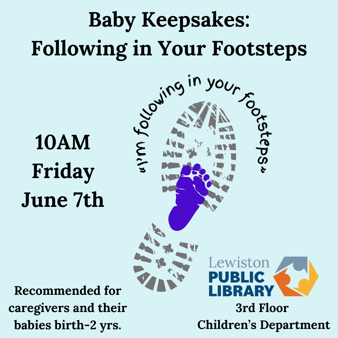 Graphic for Baby Keepsake: Following in Your Footsteps program.