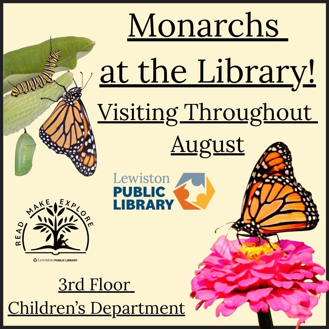 Graphics for the Monarchs at the Library programming.