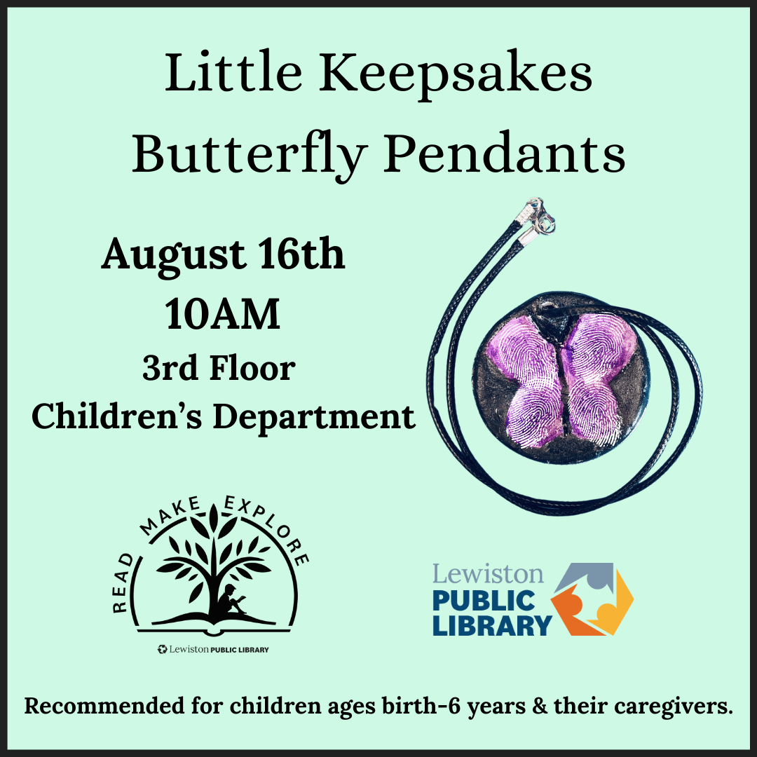 Graphic for Little Keepsakes: Butterfly Pendants program.