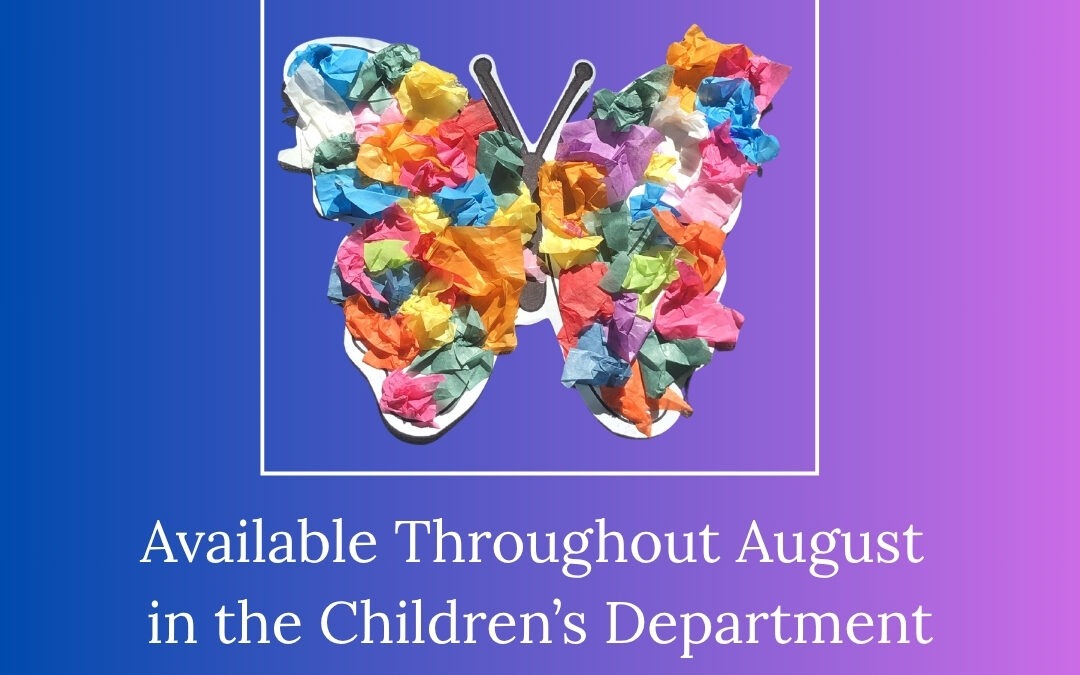 PASSIVE PROGRAMMING – TISSUE PAPER BUTTERFLIES