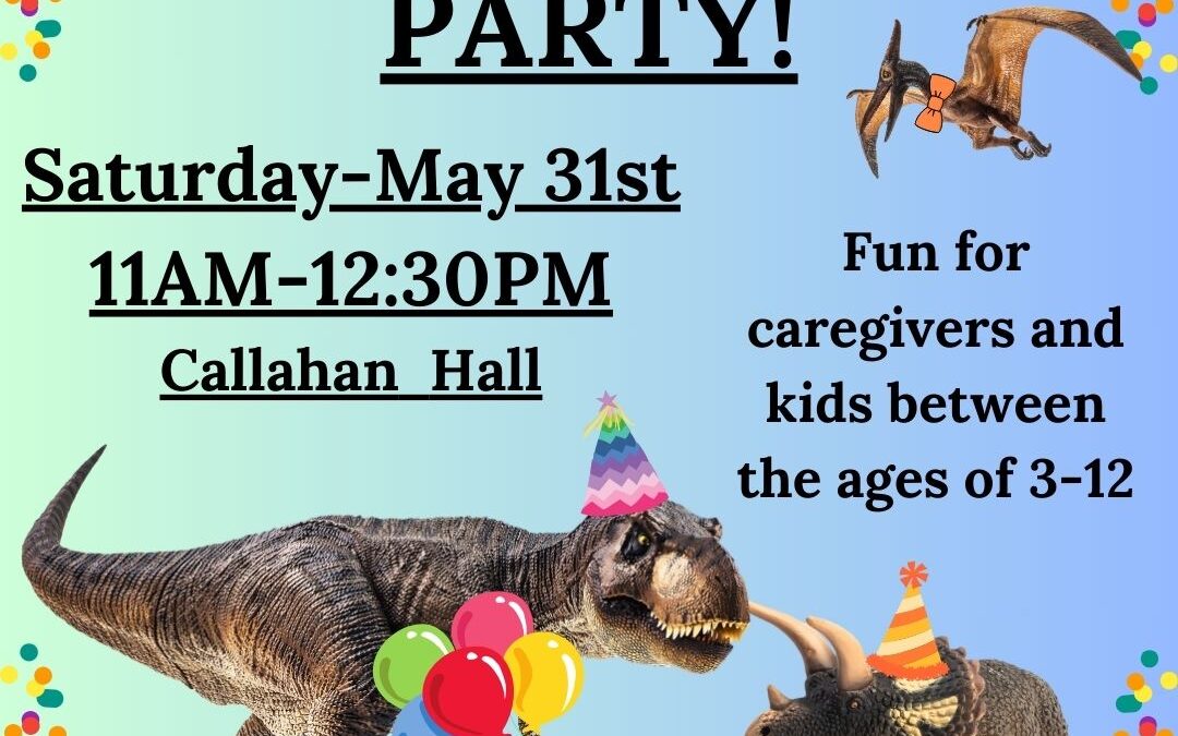 DINOSAUR PARTY! 🎉🦖