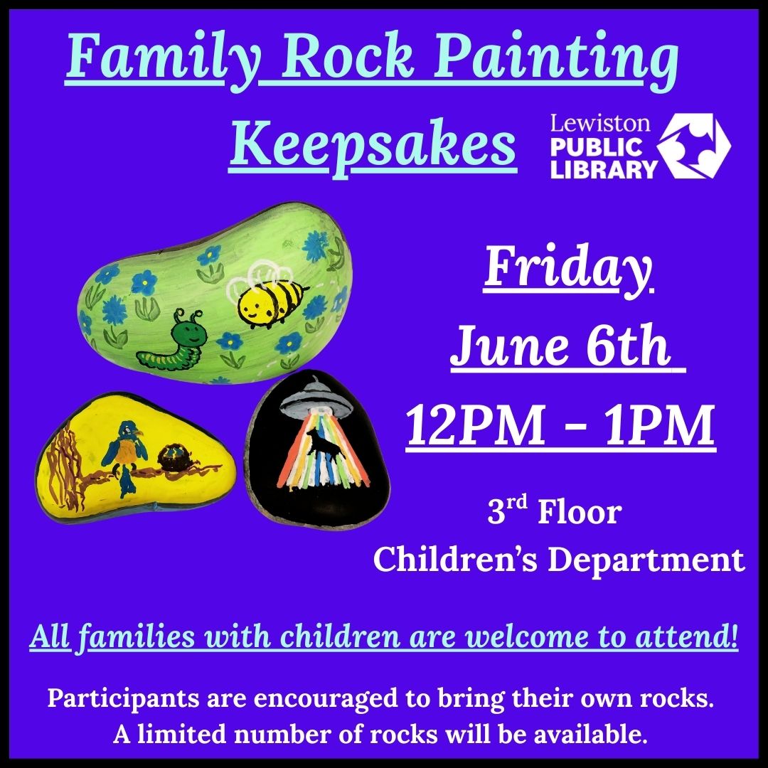 Graphic for the Family Rock Painting Keepsakes program.