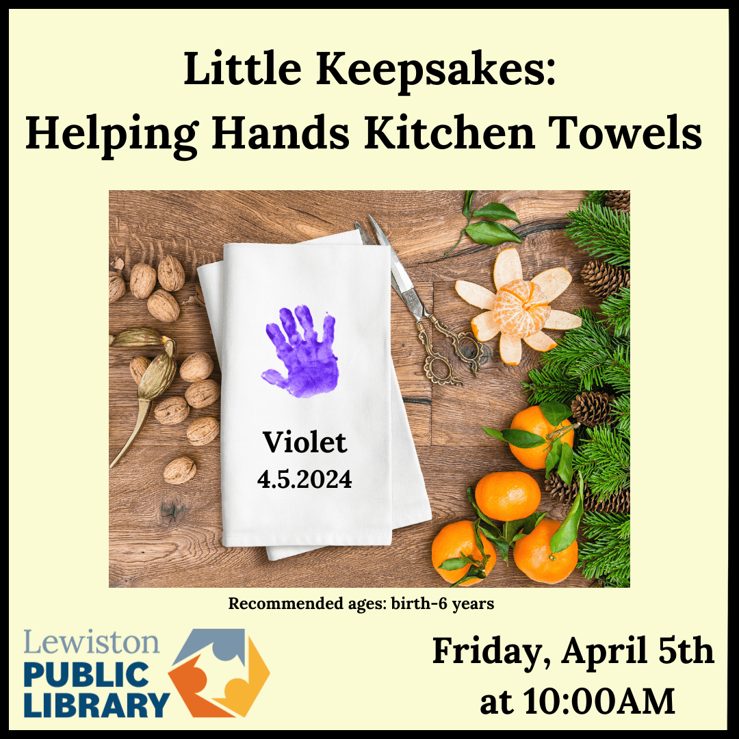 Graphic for Little Keepsakes: Helping Hands Kitchen Towels Program