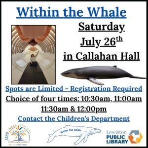 Graphic for the Within the Whale programs.