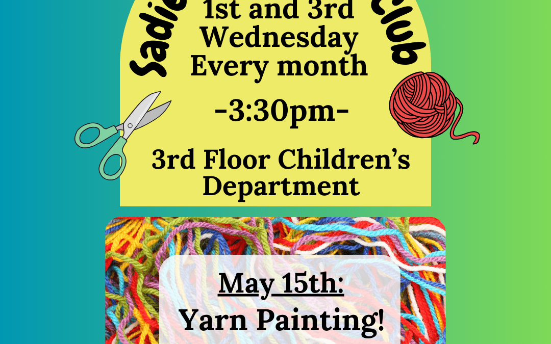 Sadie’s Fiber Arts Club: Yarn Painting