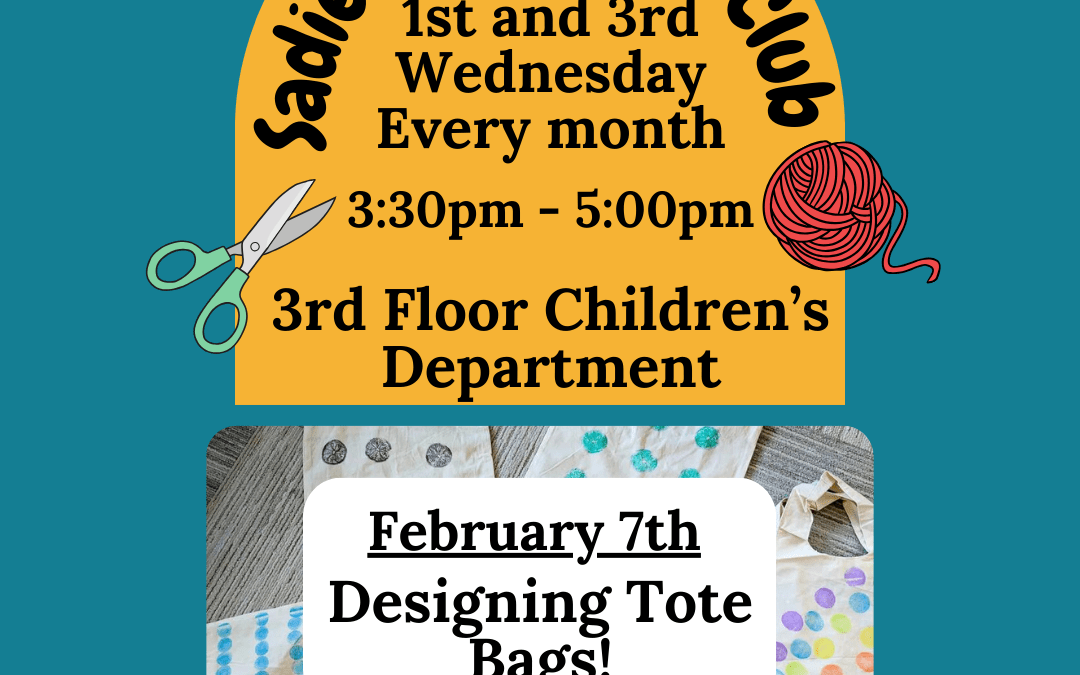 Sadie’s Fiber Arts Club: Designing Tote Bags