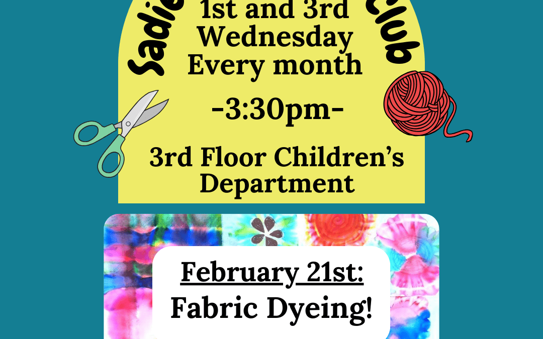 Sadie’s Fiber Arts Club: Ink-Dyeing Fabric
